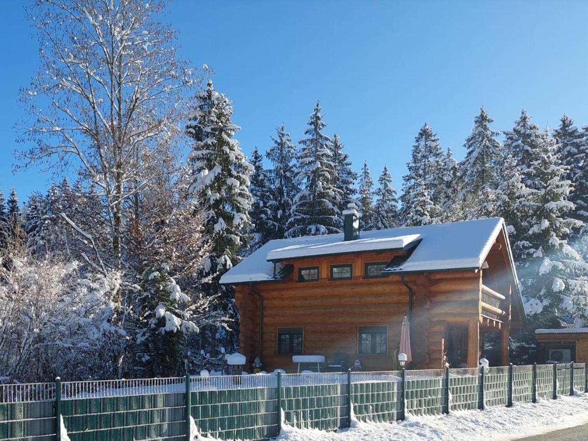 Ferienwohnungen Blockhaus - Zwergenhaeusl Grünau im Almtal Екстериор снимка