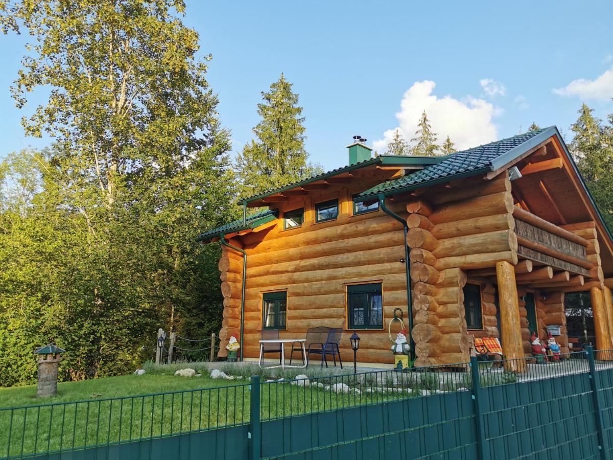 Ferienwohnungen Blockhaus - Zwergenhaeusl Grünau im Almtal Екстериор снимка